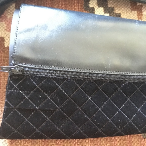 NEW Velvet leather quilted flat boots made italy - Picture 2 of 5